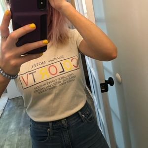 Electric west retro tee shirt small